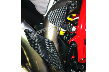 Heel and heat shield guard right