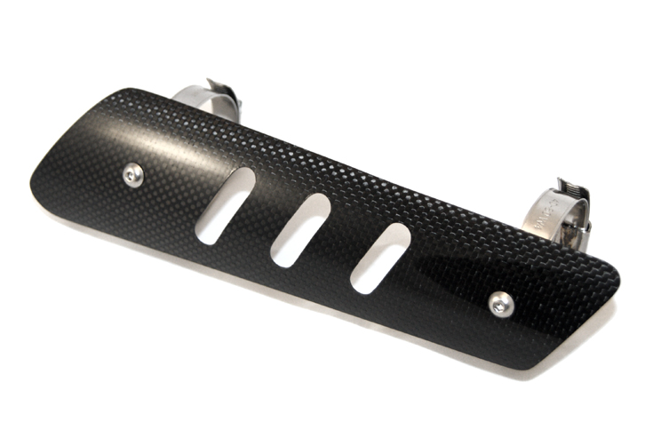 Ducati Hypermotard 796 carbon fiber heat shield