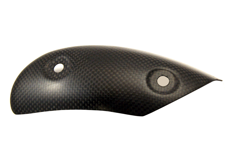 Paracalore collettore scarico fibra carbonio Ducati Diavel