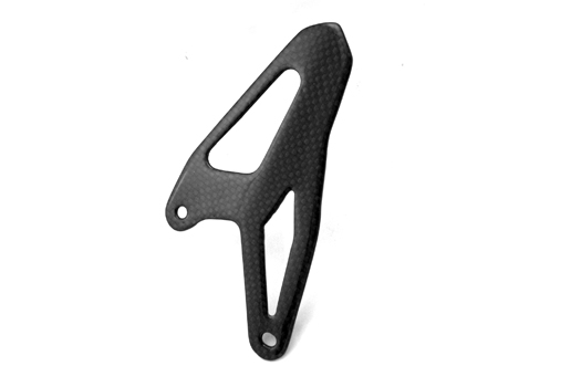 Ducati Streetfighter carbon fiber heel guard left