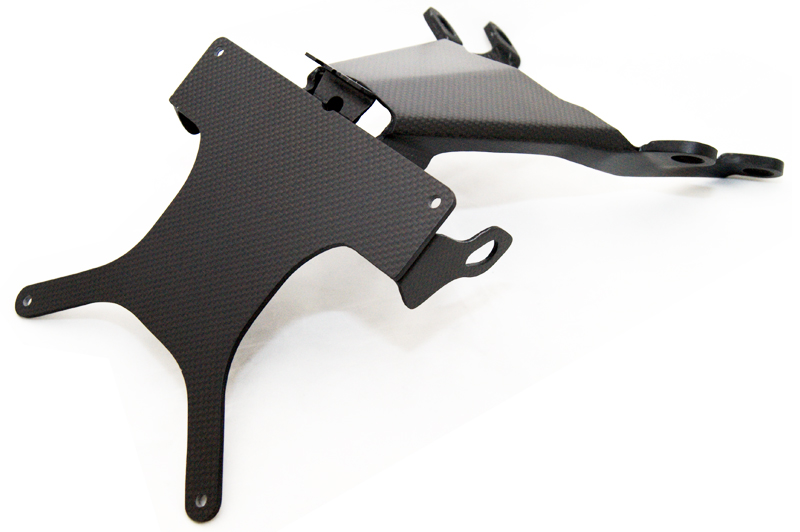 Portatarga fibra carbonio Ducati Monster 821 1200 1200S 1200R