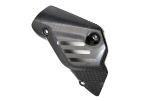 Ducati SBK 848 1098 1198 carbon fiber racing exhaust cover
