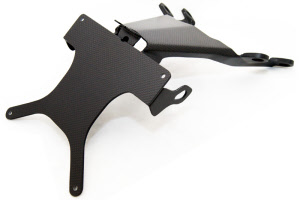 Portatarga fibra carbonio Ducati Monster 821 1200 1200S 1200R